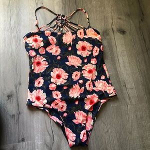 Women’s Floral One piece Swimsuit- Summer - one-piece swim